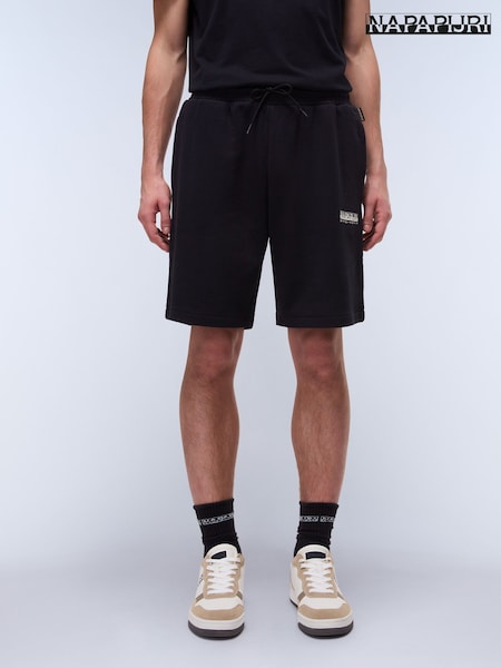 Napapijri Gori 100% Cotton Sweat Black Shorts (AA1785) | €93