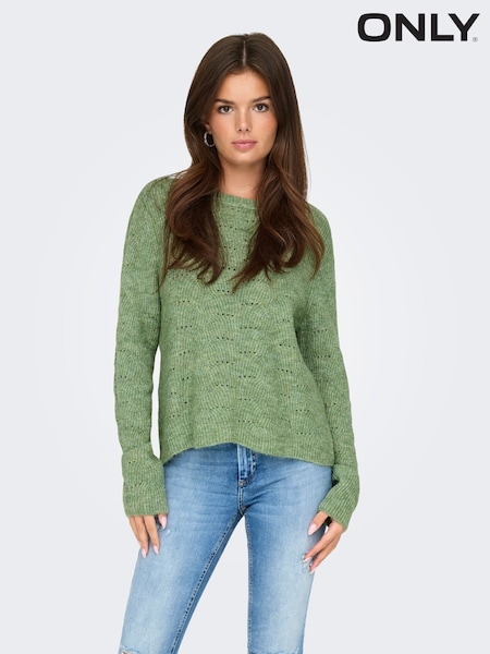 ONLY Pointelle Knitted Round Neck Jumper (AA1845) | 19 €