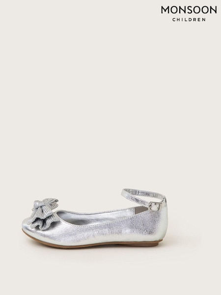 Monsoon Pleated Bow Ballet Flats (AA1898) | 37 € - 43 €