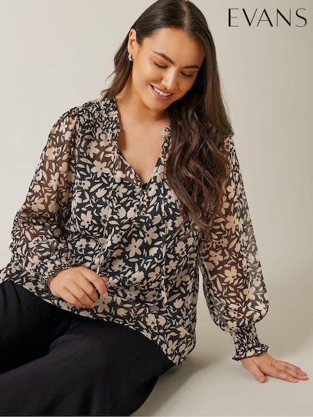 Evans Natural Boho Top (AA1922) | 163 LEI