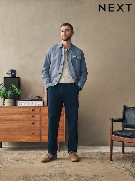 Blue Canvas Shacket 100% Cotton Overshirt (AA1934) | €64