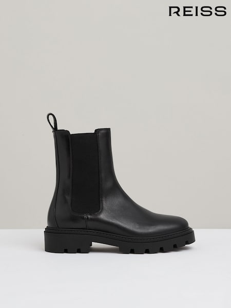 Reiss Theresa Leather Cleated Sole Chelsea Boots (AA1969) | 303 €