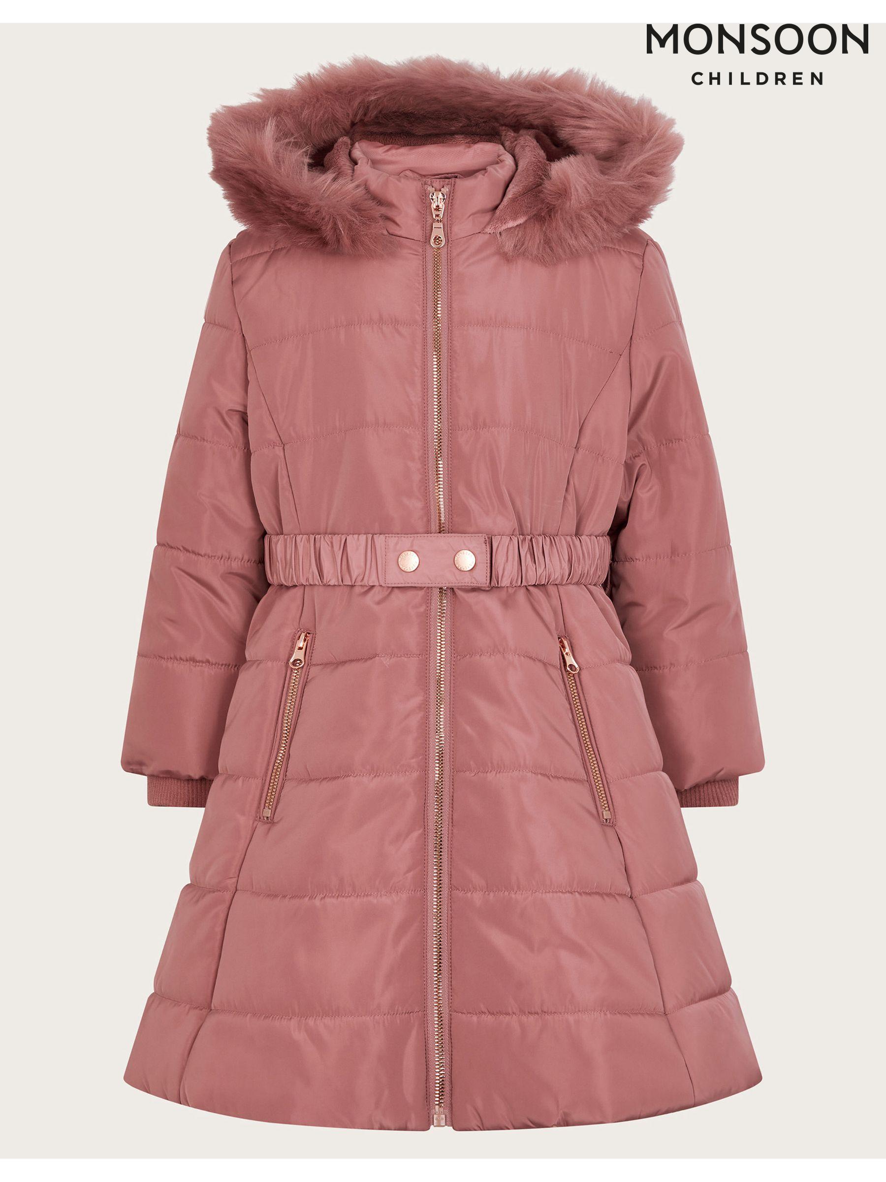 Girls Monsoon Pink Coats Next Luxembourg