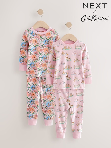 Multicolor - Cath Kidston Bunny Snuggle 100% Cotton Pyjamas 2 Pack (AA2069) | 33 € - 41 €