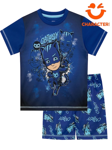 Character Blue Boys Masks Catboy Short Pyjamas (AA2074) | AED100