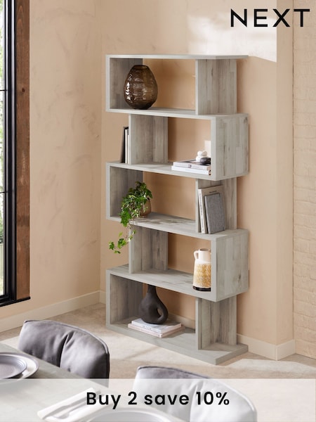 Grey Bronx Oak Effect Display Shelf (AA2103) | €340