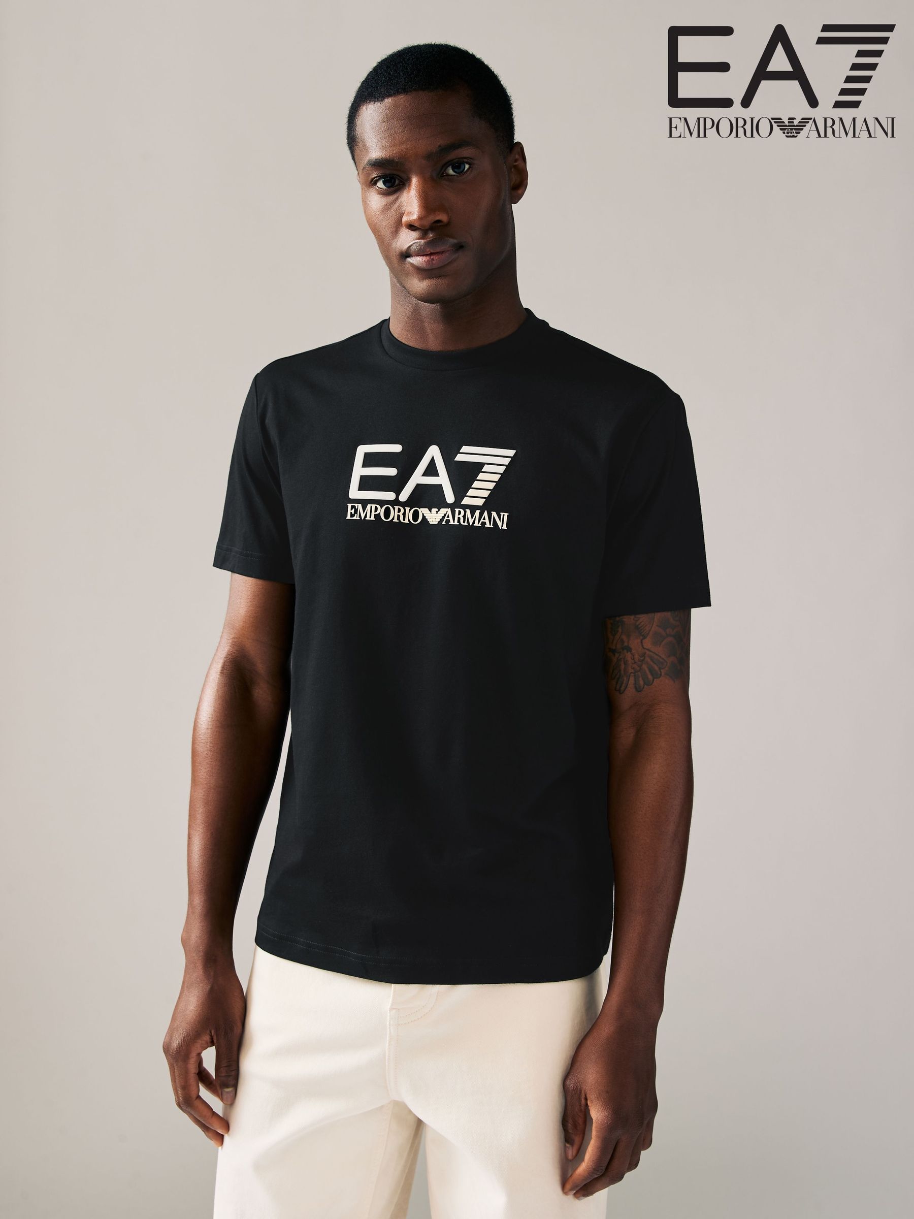 Ea7 black top discount