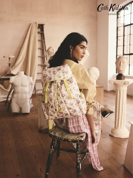 Cath Kidston Icon Bunches Utility Backpack (AA2181) | ₪327