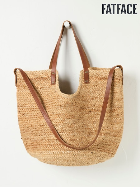 FatFace Raffia Tote Bag (AA2196) | ‏226‏₪
