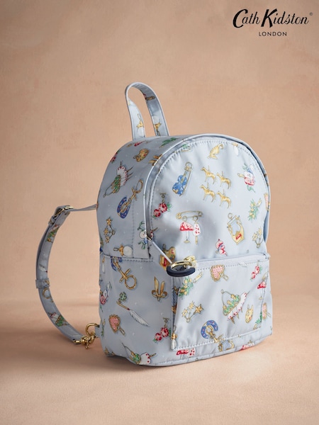 Cath Kidston Blue Charmed 2 in 1 Compact Backpack (AA2474) | €61.50