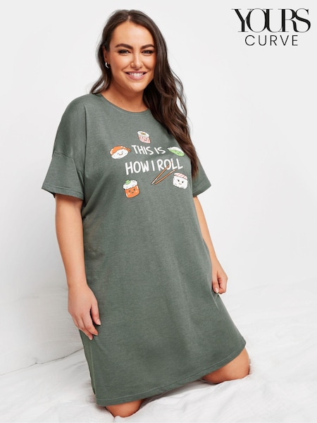 Yours Curve This Is How I Roll Sleep T-Shirt (AA2607) | 30 €