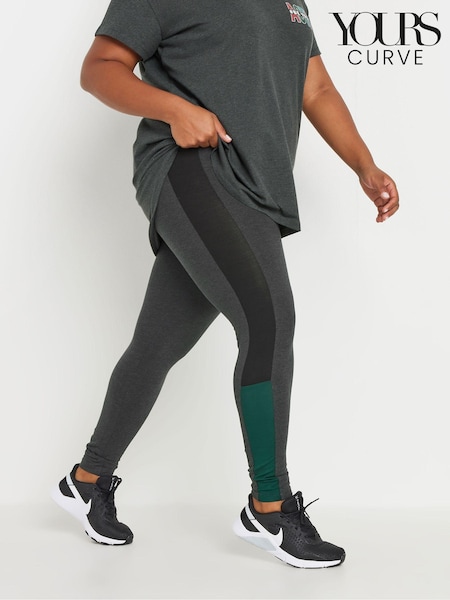 Yours Curve Colour Block Active Leggings (AA2660) | €29