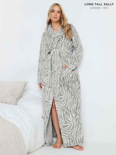 Gri - Long Tall Sally Clipped Shawl Robe (AA2884) | 290 LEI