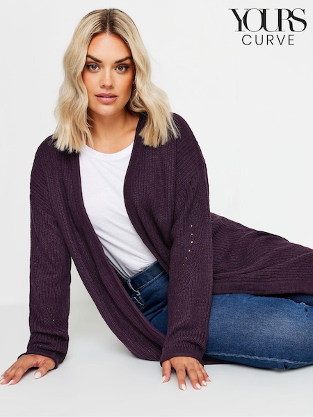 Vijolična - Yours Curve Cardigan (AA2895) | € 34