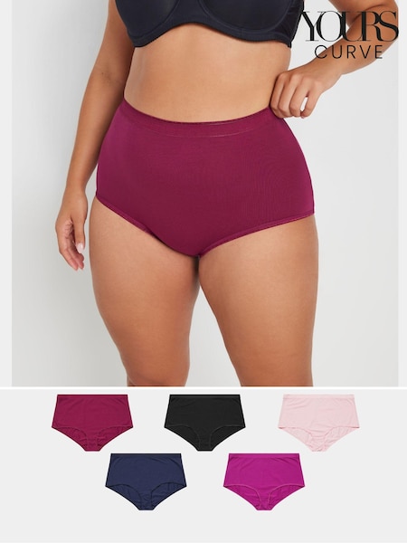 Violetti - Yours Curve Full Briefs 5 Pack With Stretch (AA2910) | €30