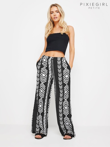 PixieGirl Petite Mono Wide Leg Trousers (AA3234) | ‏181 د.إ.‏