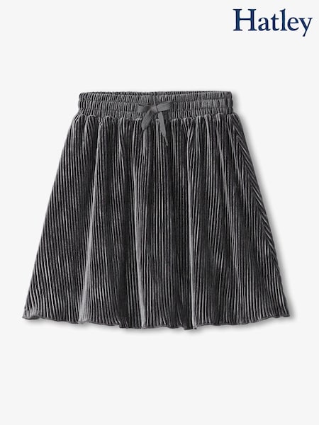Hatley Silver Shine Pleated Velour Skirt (AA3473) | €18