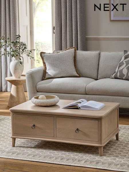 Light Sadie Soild Mango Wood Storage Coffee Table (AA3501) | €750