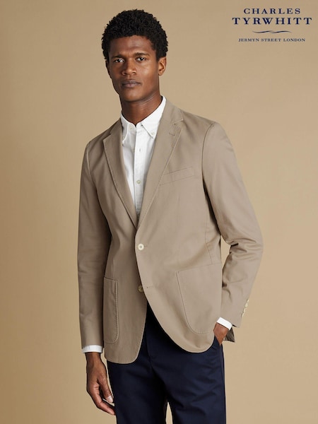 Charles Tyrwhitt Natural Cotton Stretch Jackets (AA3531) | €264