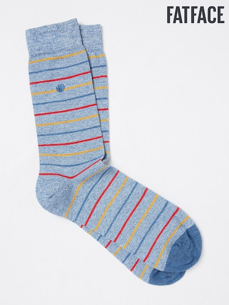 Синій - FATFACE чоловіки Striped шкарпетки (AA3551) | 451 грн