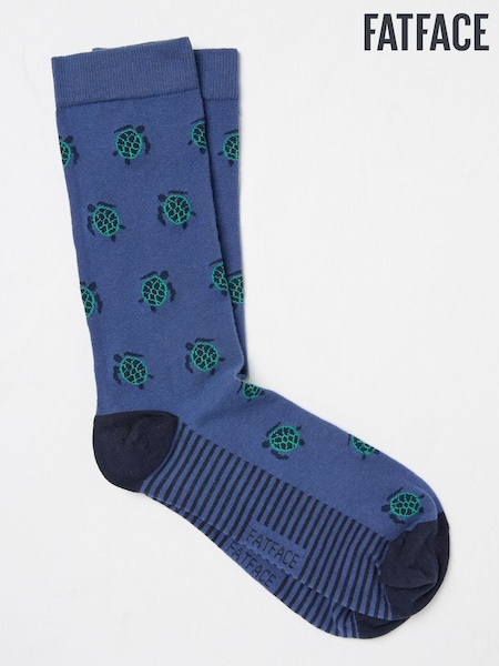 FatFace Blue Turtle Men's Socks (AA3555) | €11