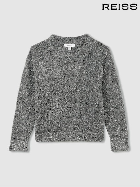 Reiss Silver Theadora 13-14 yrs Tinsel-Yarn Jumper (AA3617) | 338 QAR