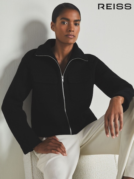LES 100 CIEL Reiss | Les 100 Ciels Textured Wool Jacket (AA3647) | 356 €