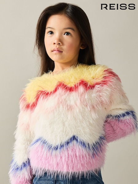 Reiss Multi Fuzz 9-13 yrs Fluffy Jumper (AA3654) | €57