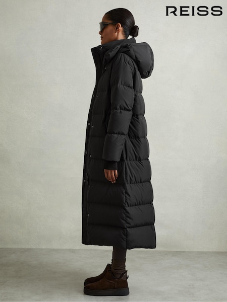 Reiss Dalby Longline Hooded Puffer Coat (AA3674) | €627