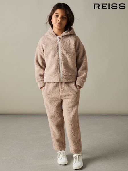 Reiss Mink Zuri 4-9 yrs Fleece Hoodie and Joggers Set (AA3680) | AED504