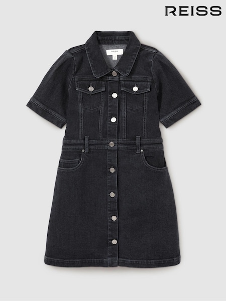 Reiss Natalia Button Front Denim Dress (AA3690) | 95 €