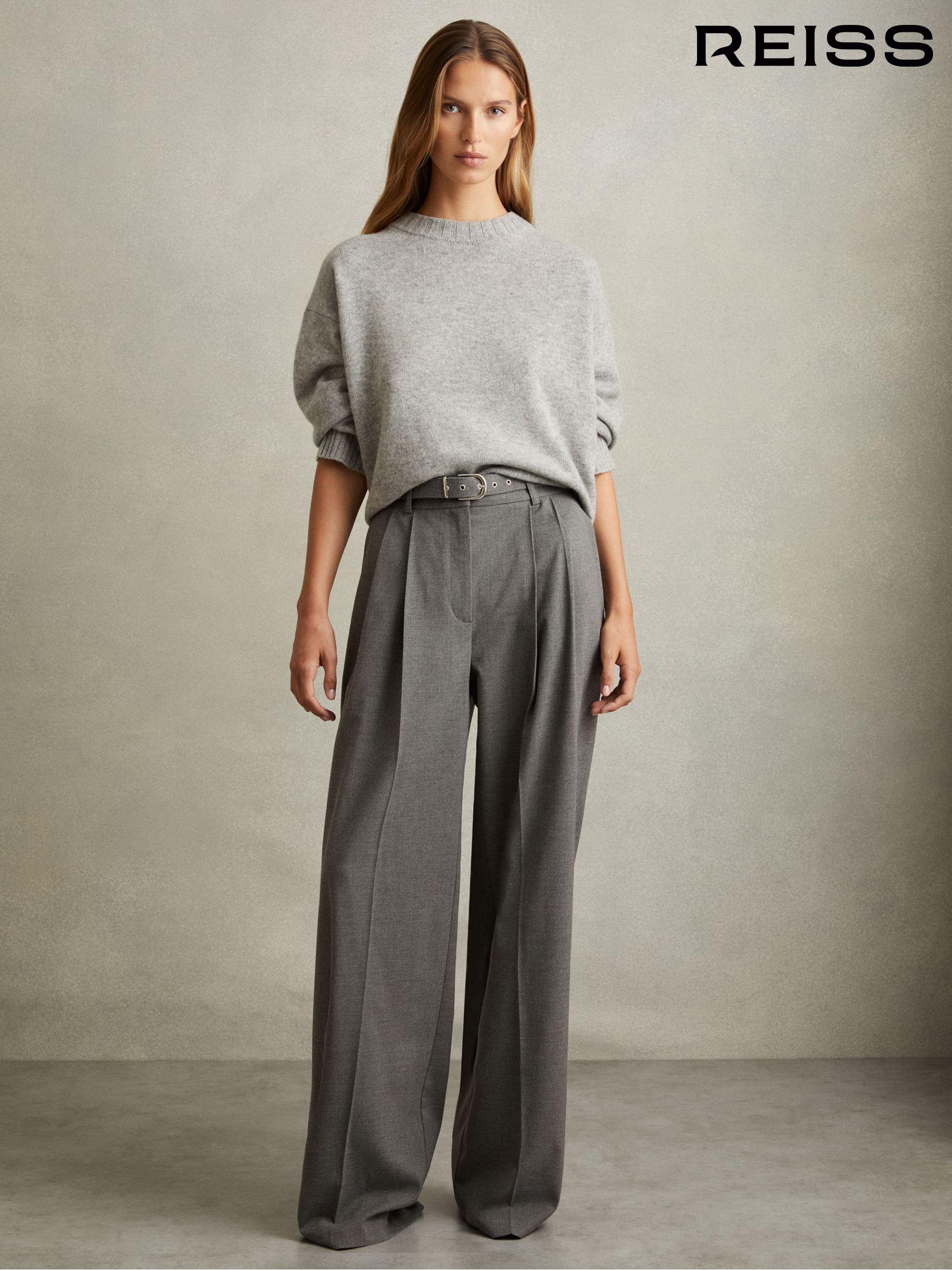 Next womens grey trousers sales