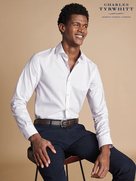 Charles Tyrwhitt Slim Fit Non Iron Petal Print 100% Cotton Shirt (AA3965) | 107 €