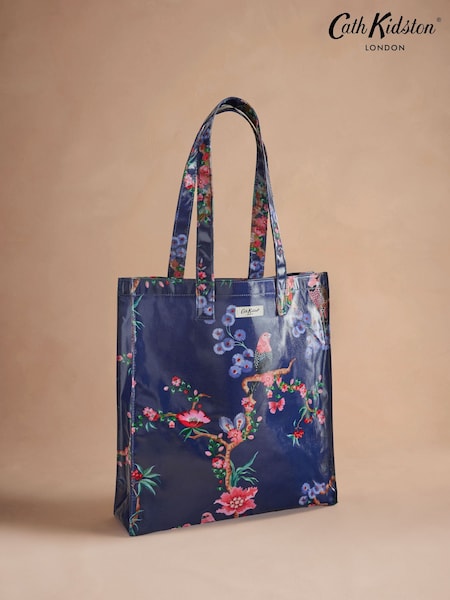 Cath Kidston Navy Birds Large Book Bag (AA4021) | ₪131