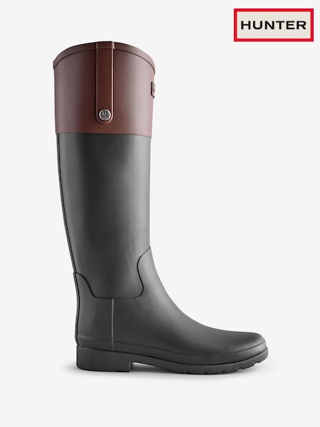 Hunter Gloss Refined Riding Boot Black Wellies (AA4044) | €191