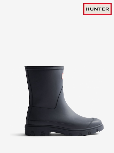 Hunter Blue Downpour Short Wellies (AA4069) | 708 LEI
