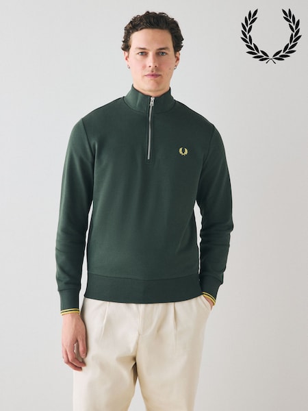 Fred Perry Quarter Zip Sweatshirt (AA4204) | €134