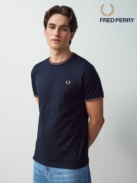 Fred Perry Twin Tipped Logo T-Shirt (AA4224) | AED338