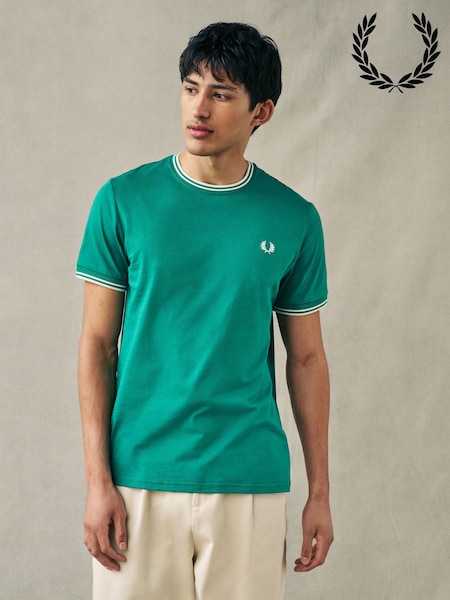 Fred Perry Twin Tipped Logo T-Shirt (AA4229) | 333 QAR