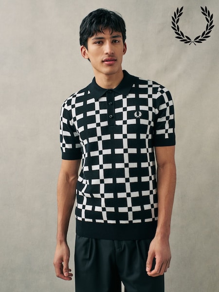 Fred Perry Brentham Knitted Polo Shirt (AA4234) | ‏812 د.إ.‏