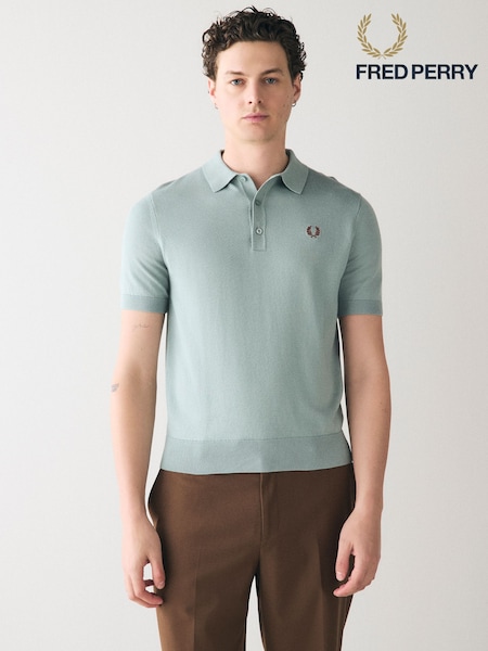 Fred Perry Cotton Knitted Polo Shirt (AA4240) | 633 QAR