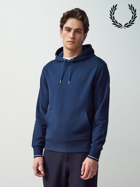 Albastru - Hanorac Fred Perry fără fermmoar (AA4279) | 708 LEI