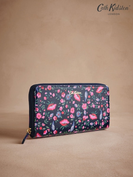 Cath Kidston Navy Birds Continental Wallet (AA4327) | AED198