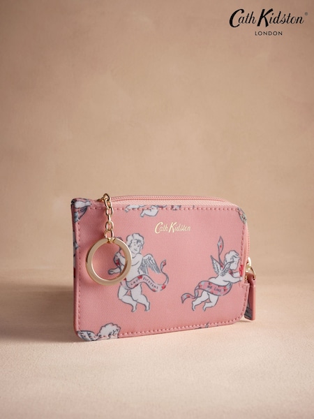 Rosa mit Amor-Design - Cath Kidston Geldbörse für Münzen und Karten (AA4371) | 34 €