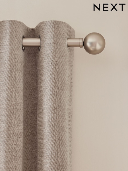 Chevron Chenille Eyelet Lined Curtains (AA4384) | 63 € - 150 €