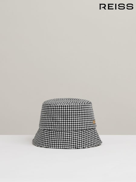 Reiss Rosa Wool Dogtooth Bucket Hat (AA4589) | € 90