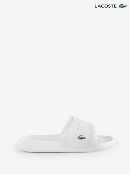 Blanco - Lacoste Logo Stripe Sandals (AA4681) | 64 €
