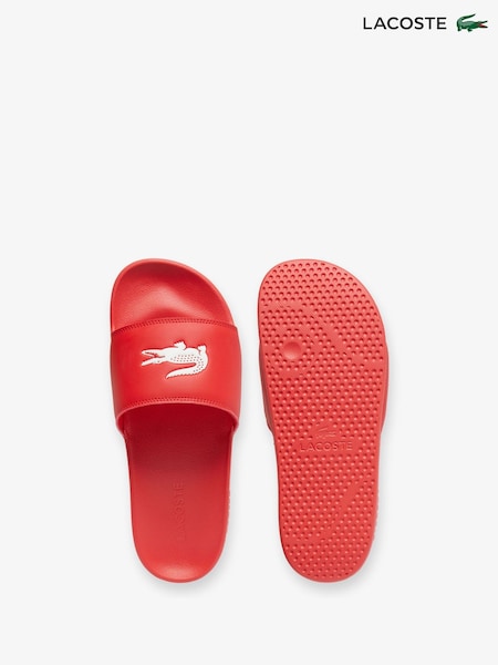 Rojo/blanco - Lacoste Serve Sliders (AA4683) | 50 €