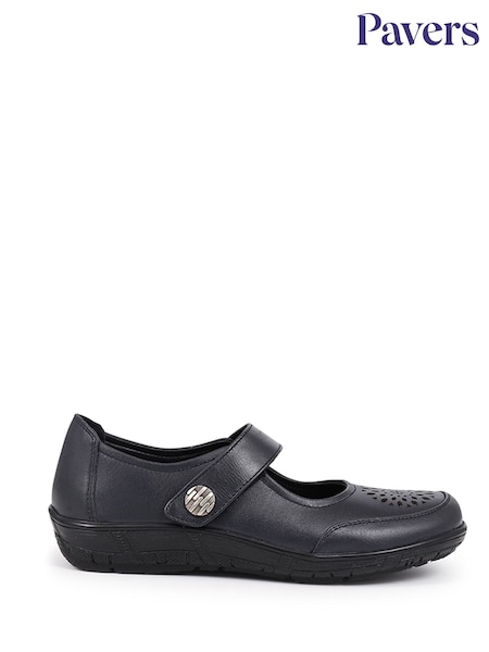 Pavers Leather Mary-janes Shoes (AA4711) | ‏201‏₪