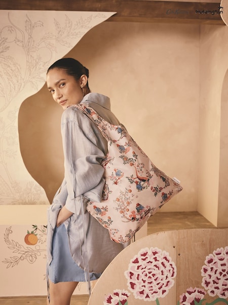 Cath Kidston Pink Oranges Paddington Foldaway Shopper Bag (AA4736) | ₪91
